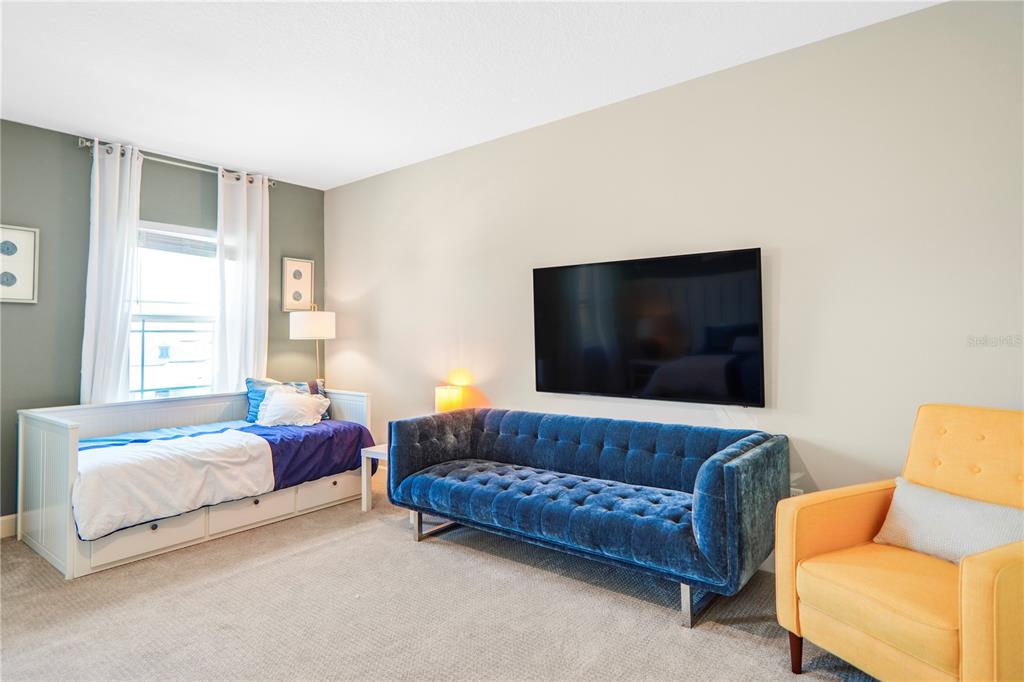 694 Brooks Field Drive Winter Garden, FL 34787 - Photo 55 of 74 a living room with a couch and a flat screen tv