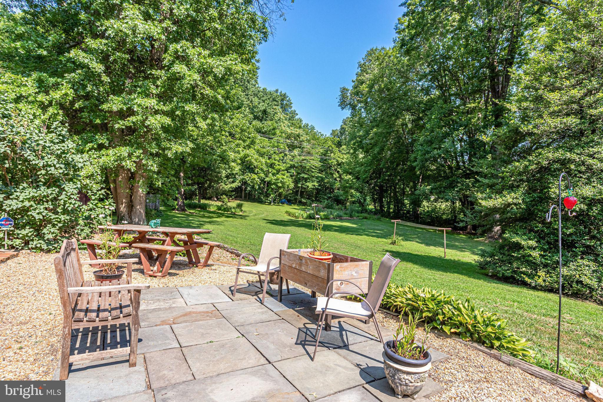 5538 Beverleys Mill Road Broad Run, VA 20137 - Photo 52 of 69 Patio Area overlooking the greenery