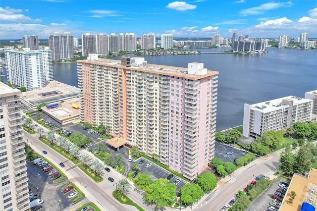 a view of a balcony with city view