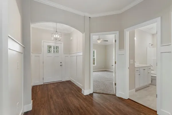 wooden floor in an empty room