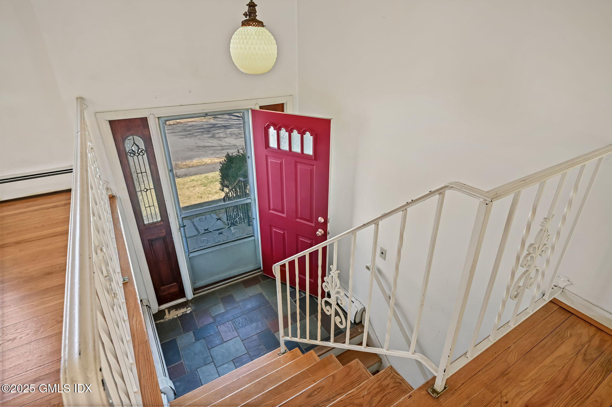 12 Griffith Road Riverside, CT 06878 - Photo 2 of 13 a view of stairs with wooden floor