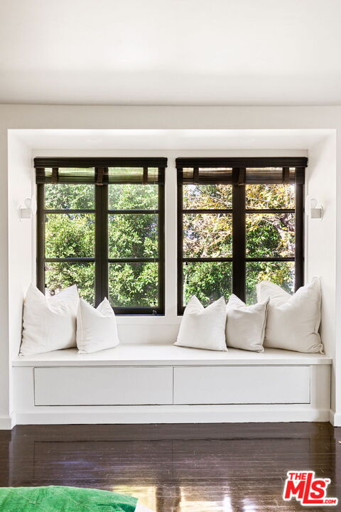 8577 Brier Drive Los Angeles, CA 90046 - Photo 22 of 39 a living room with furniture and floor to ceiling windows