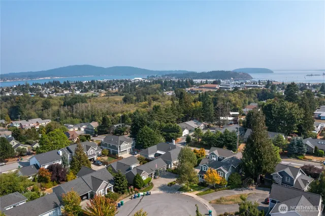 an aerial view of a city with lots of residential buildings