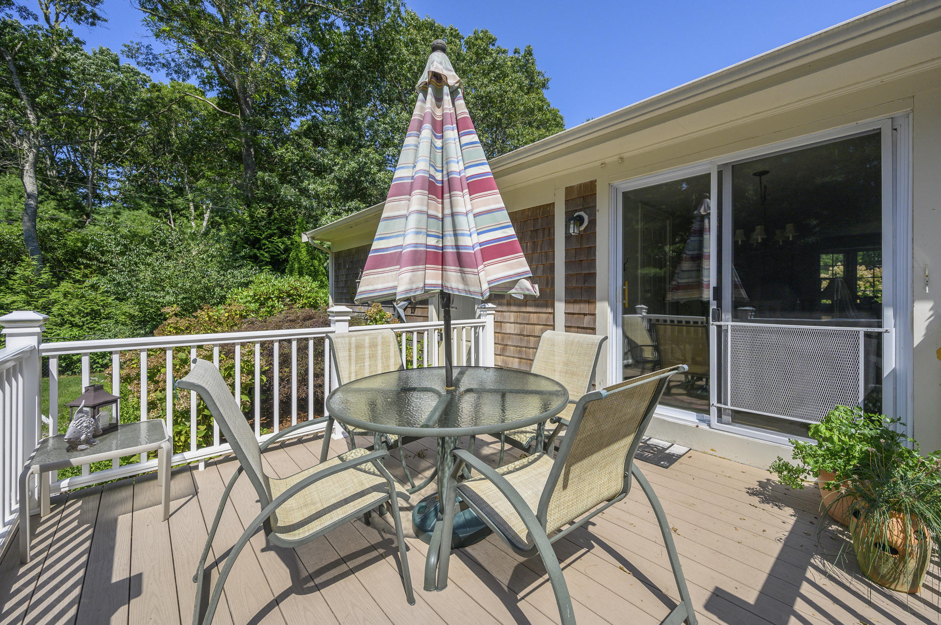 63 Fuller Road Centerville, MA 02632 - Photo 15 of 17 a view of a chair and table in the balcony