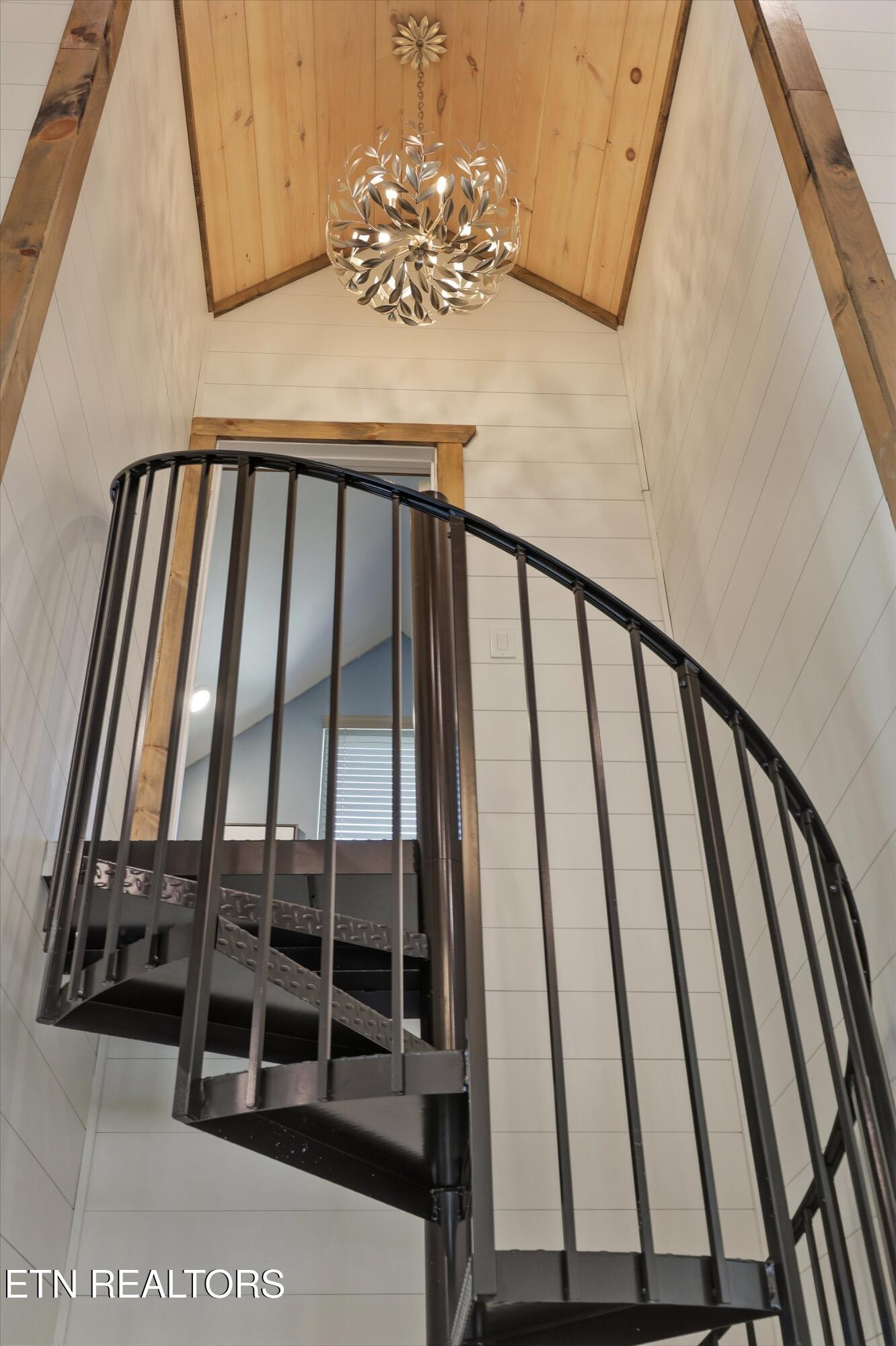 591 Warbonnet Way Pigeon Forge, TN 37863 - Photo 23 of 44 Stairs to Upper Level