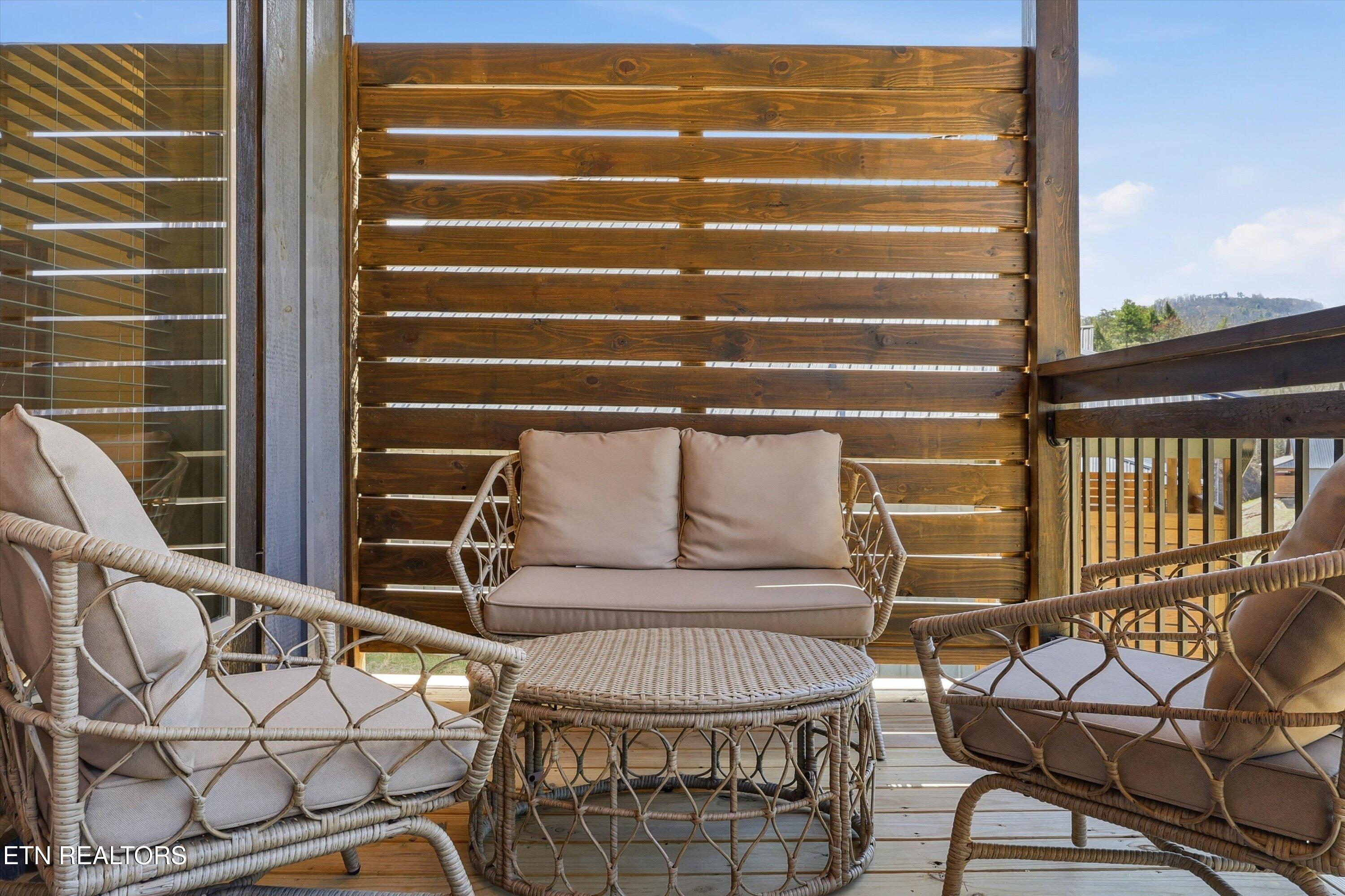 591 Warbonnet Way Pigeon Forge, TN 37863 - Photo 31 of 44 Sitting Area in Rear Deck