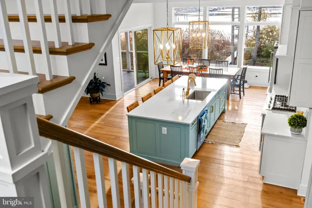 a spacious bathroom with a tub and shower
