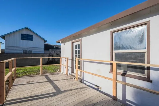 a view of front door