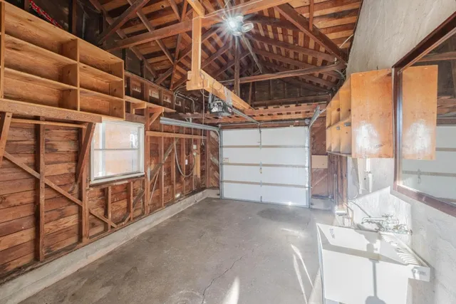 a view of storage and utility room