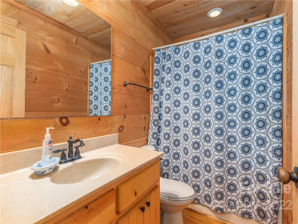 839 Price Town Road Clyde, NC 28721 - Photo 20 of 27 a bathroom with a sink and a toilet