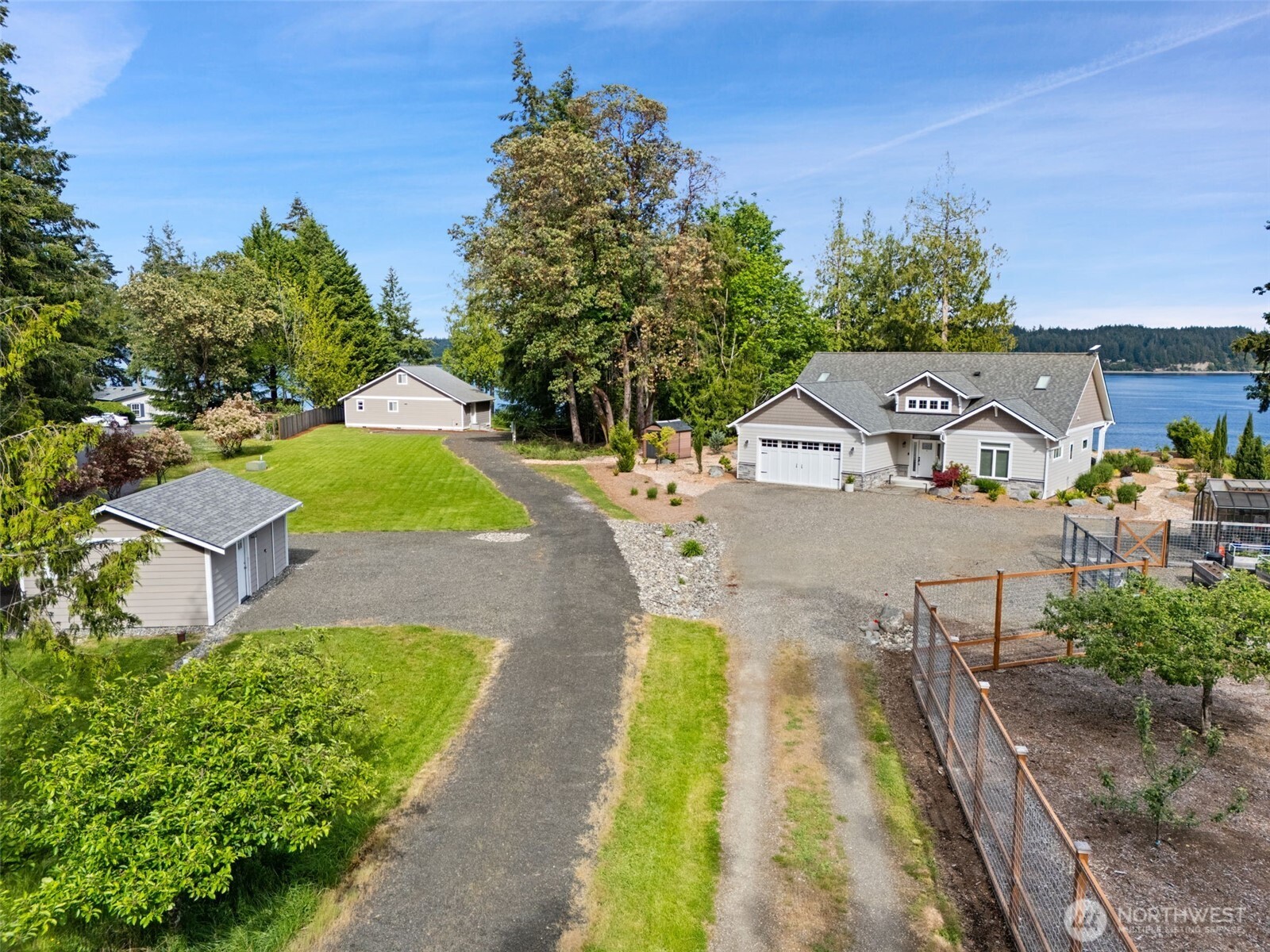 211 East Vineyard Crest Road Grapeview, WA 98546 - Photo 4 of 40 a view of yard and patio