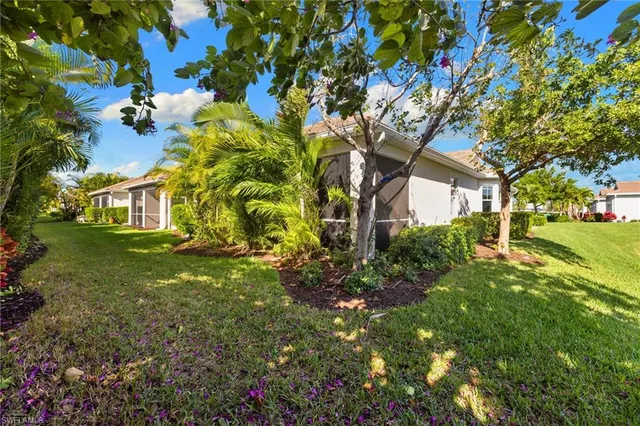 a view of a lake with houses