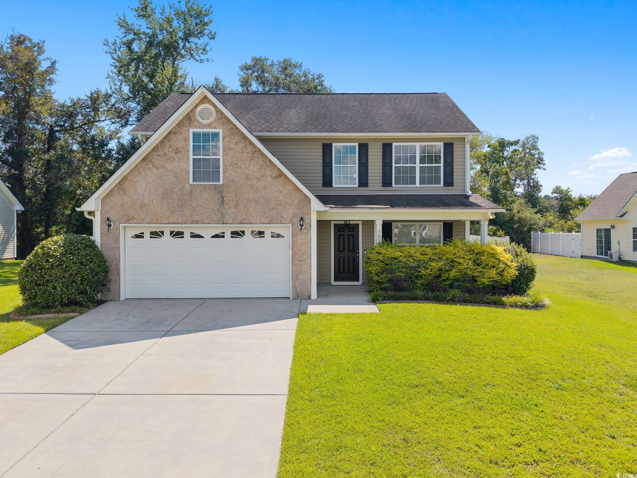 181 Dunbarton Lane Conway, SC 29526 - Photo 35 of 40 Traditional home featuring covered porch and concrete driveway