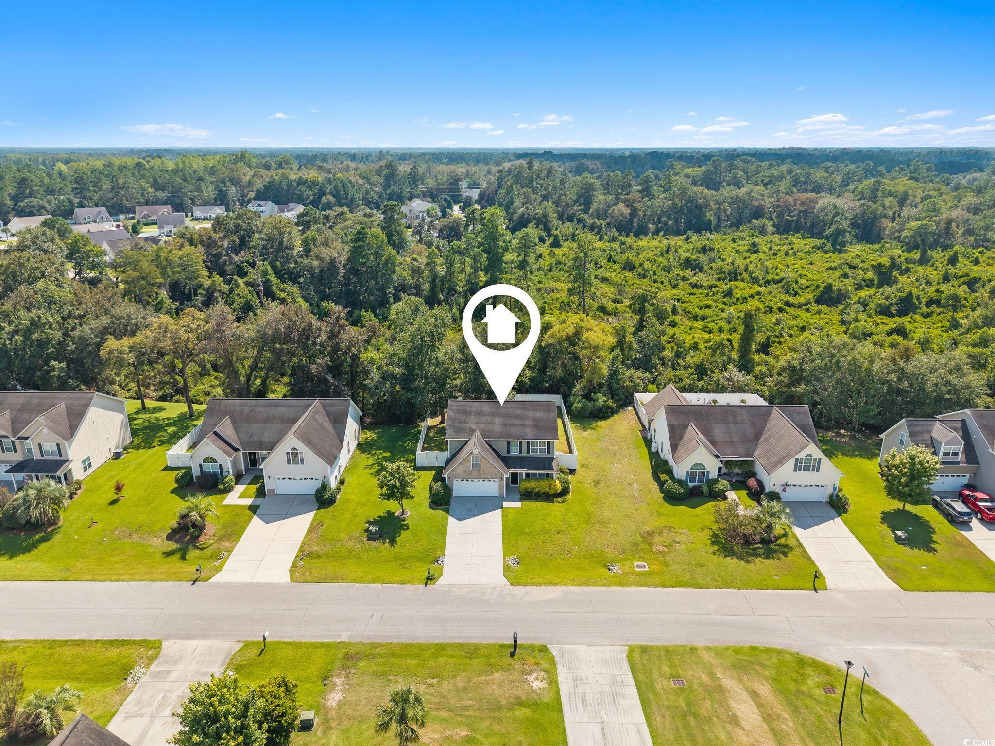 181 Dunbarton Lane Conway, SC 29526 - Photo 37 of 40 Drone / aerial view of a heavily wooded area