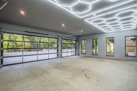 a view of a backyard with porch and outdoor space