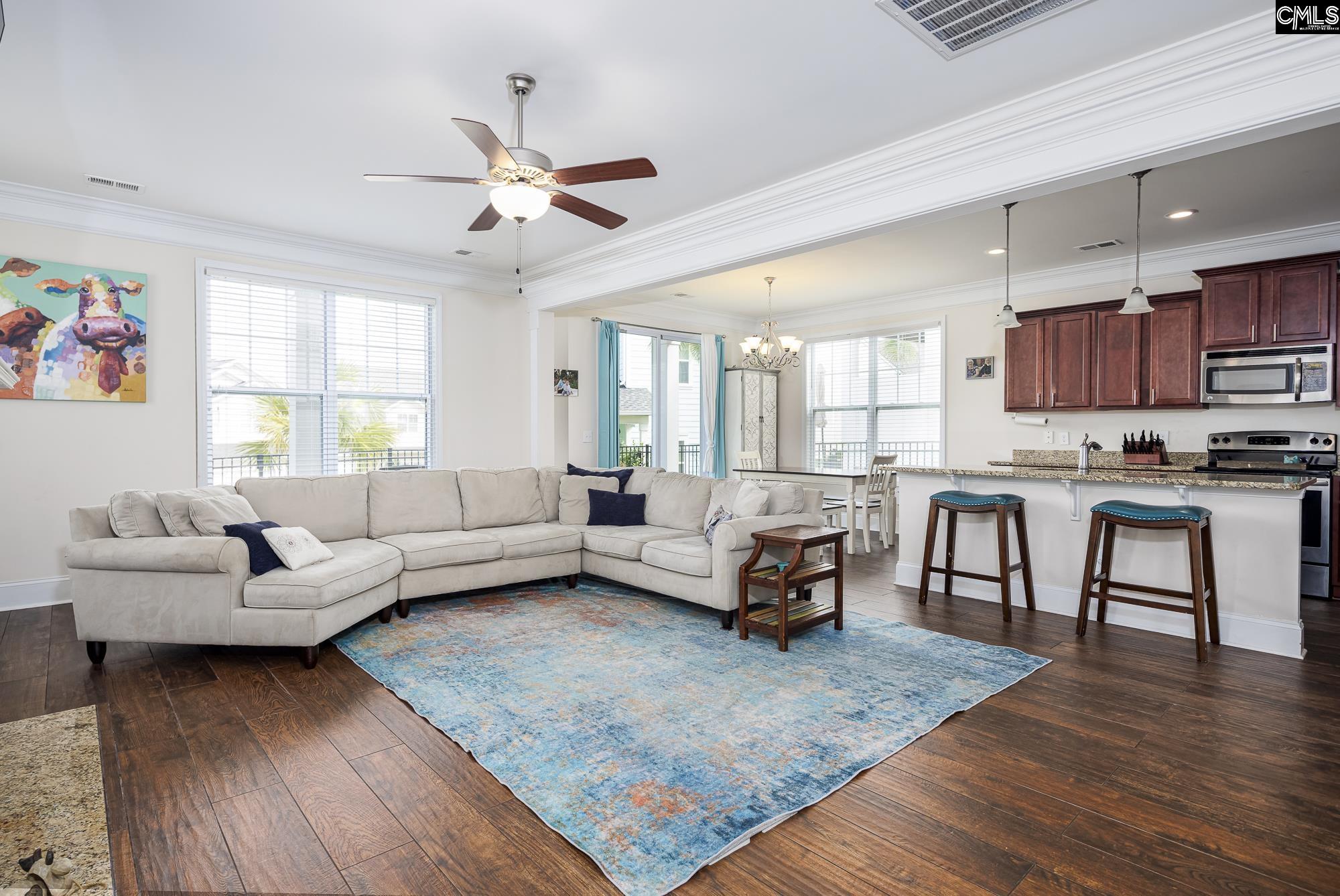 213 Sunset Point Drive Lexington, SC 29072 - Photo 5 of 35 a living room with furniture and kitchen view