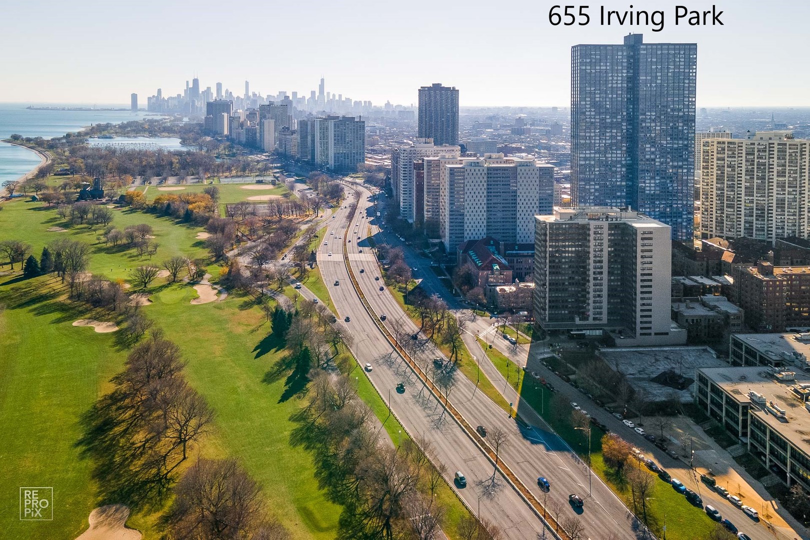 655 West Irving Park Road, Unit 3717 Chicago, IL 60613 - Photo 12 of 22 a city view with tall buildings