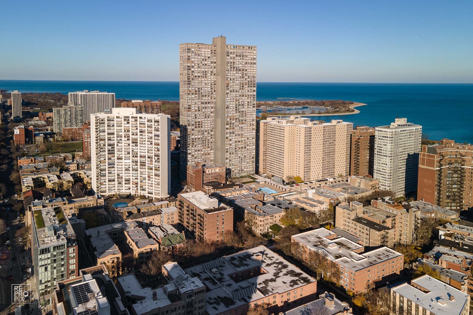 655 West Irving Park Road, Unit 3717 Chicago, IL 60613 - Photo 16 of 22 an aerial view of multiple house