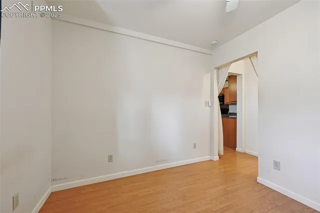 a view of an empty room