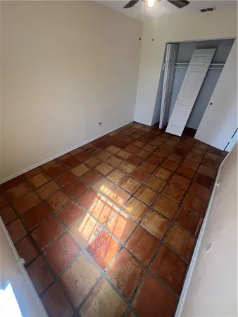 a backyard of a house