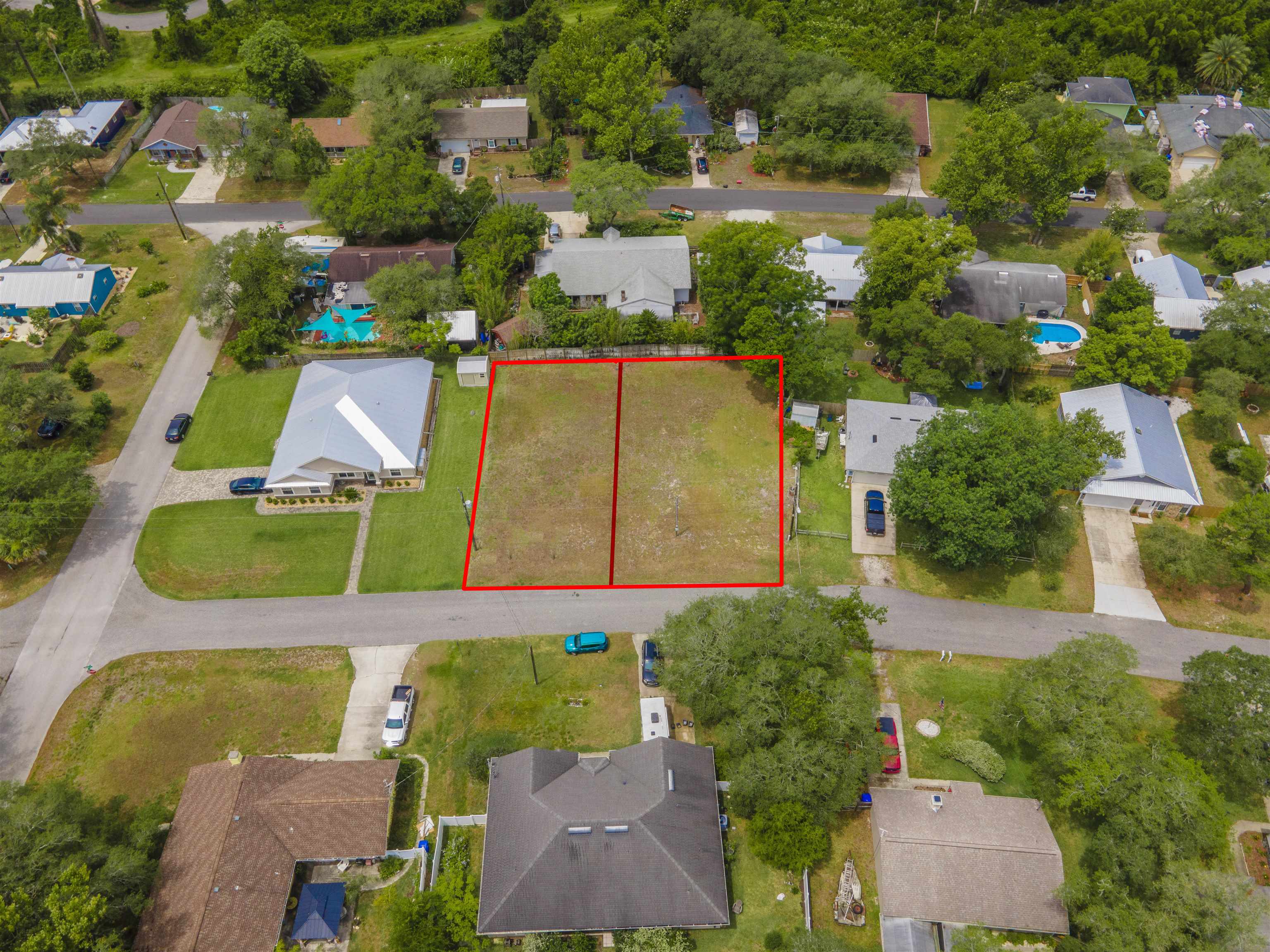 103 Sea Fox Road St. Augustine, FL 32086 - Photo 9 of 12 an aerial view of residential house with outdoor space and swimming pool