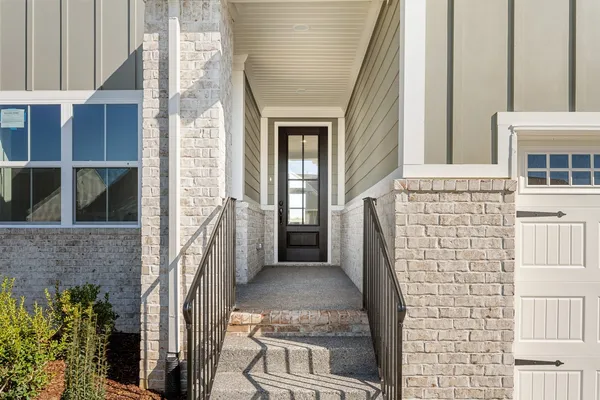 a view of front door of house