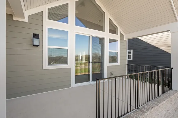 a view of front door