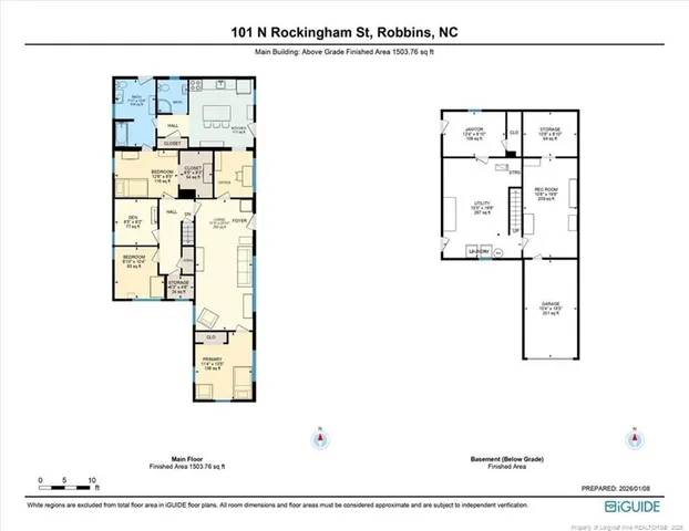 $170,000 | 101 North Rockingham Street, Robbins, NC 27325