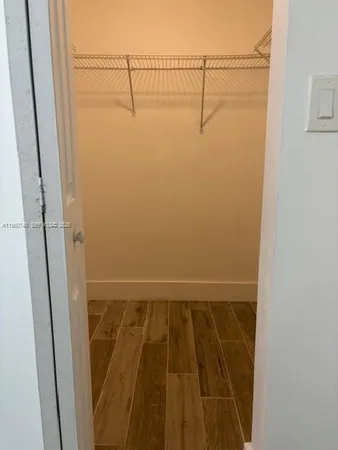 a view of walk in closet
