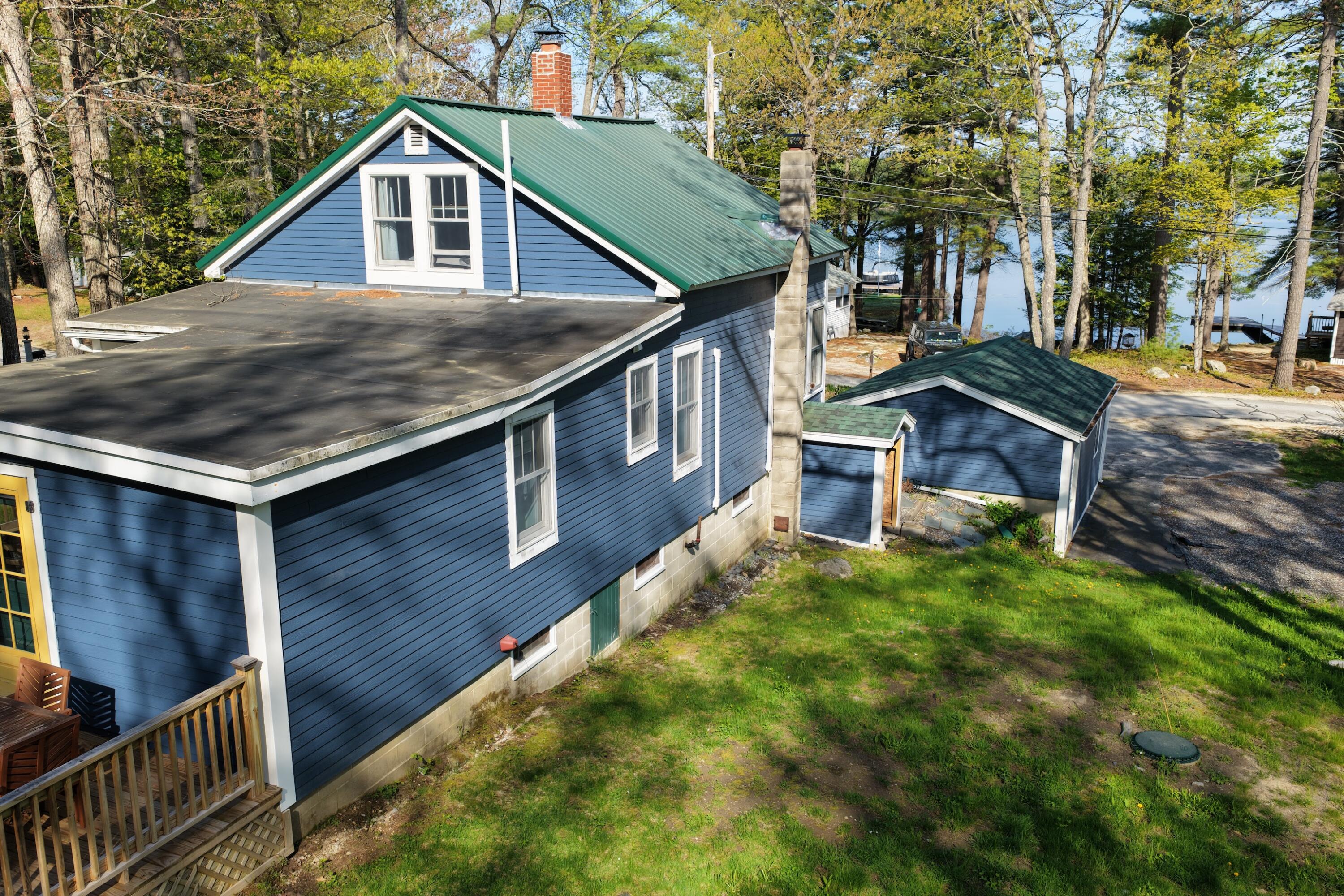 86 Basin Road Windham, ME 04062 - Photo 24 of 25 Oblique Angle Back_Roofline water view (