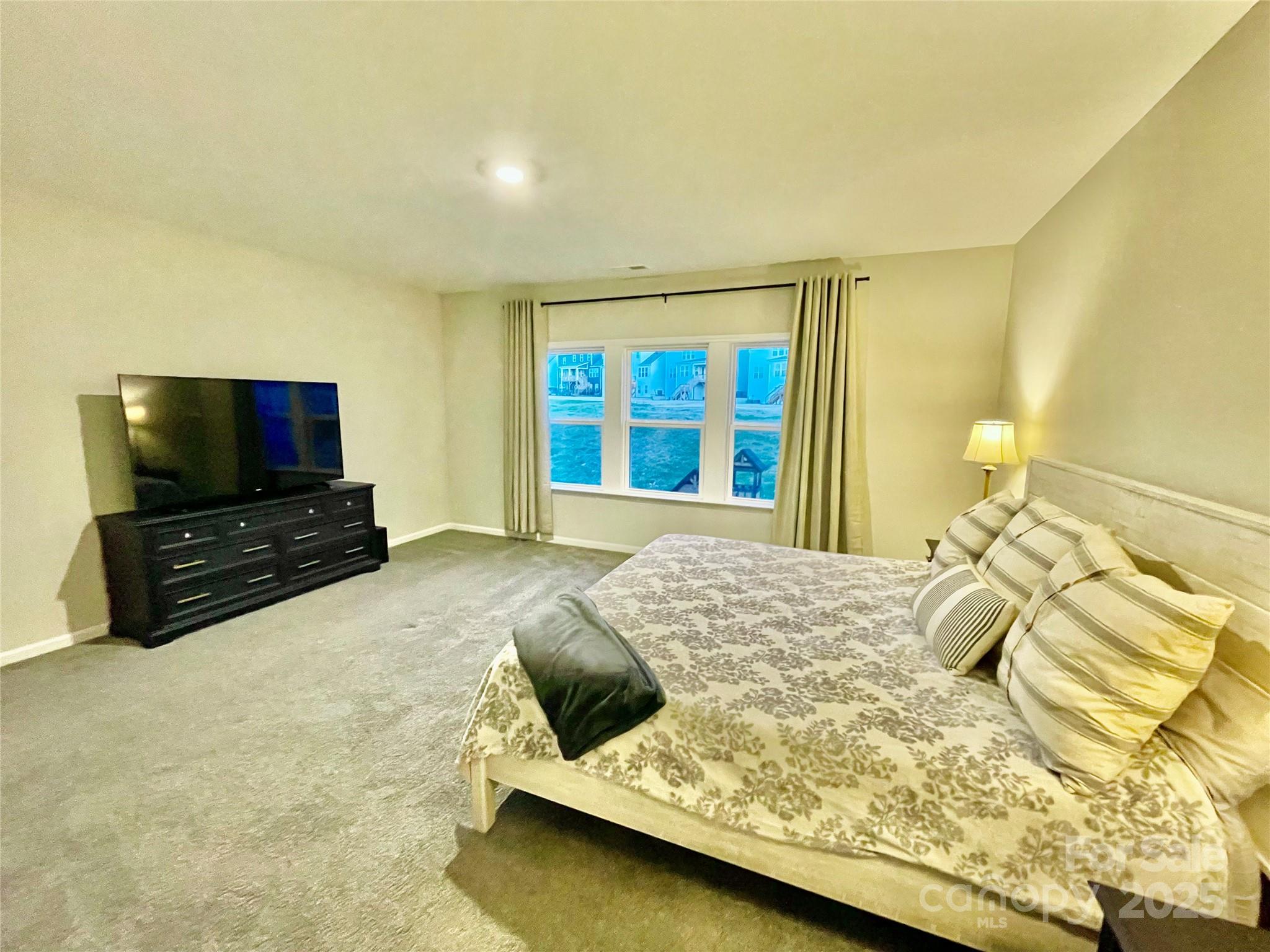 278 West Waterlynn Road Mooresville, NC 28117 - Photo 26 of 46 a bedroom with a bed and a flat screen tv