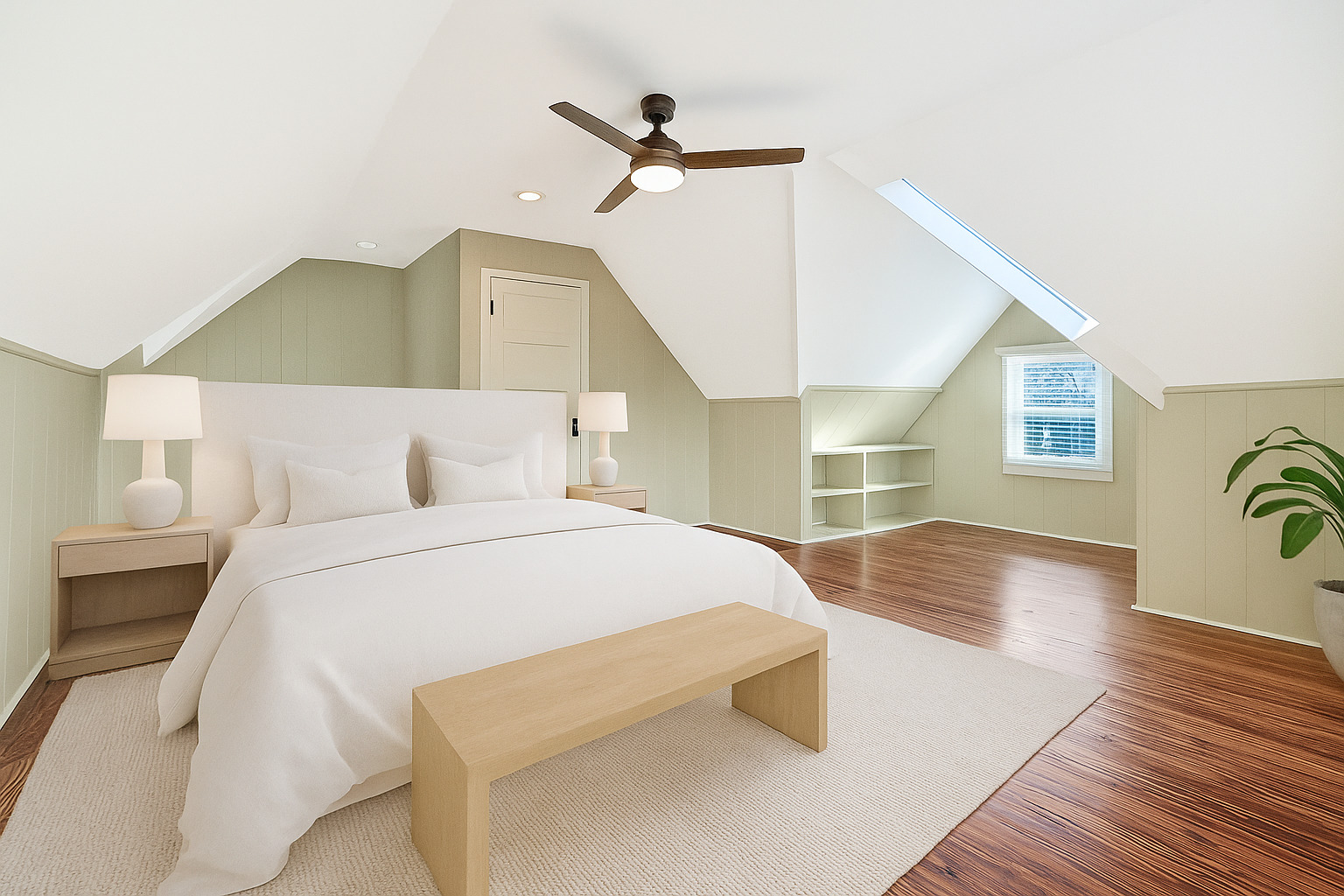 120 South Rohlwing Road Palatine, IL 60074 - Photo 24 of 49 a bedroom with a bed and a chandelier