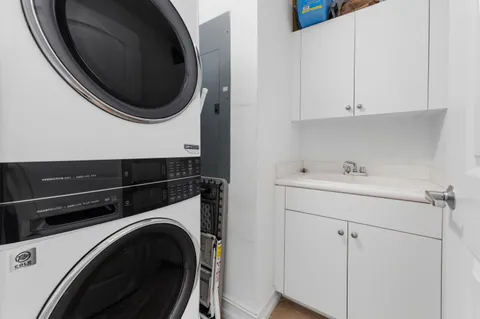 a view of a city and an ocean view