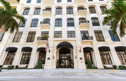 a view of a city with tall buildings