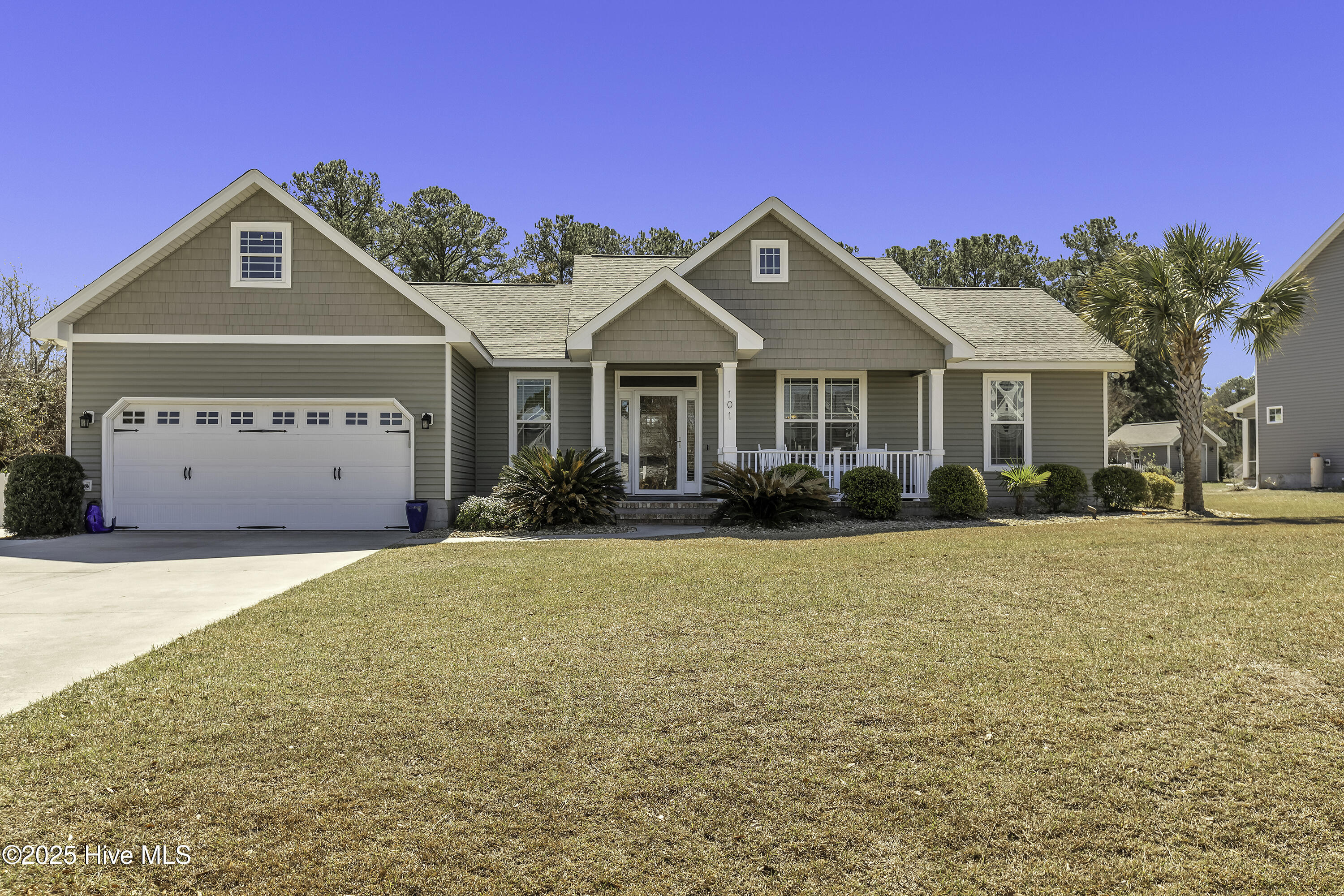 101 Holland Farm Road Cedar Point, NC 28584 - Photo 1 of 30 Dreaming of home with one-level living in a prime location near the coast? 101 Holland Farm Road is a delightful 3-bedroom, 2-bathroom home on a large, corner lot in the desirable neighborhood, Holland Farm.