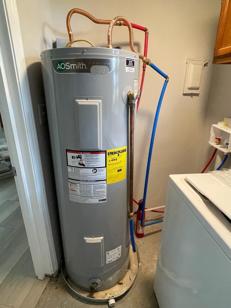 133 3rd Street, Unit B Niceville, FL 32578 - Photo 9 of 32 a view of water heater room