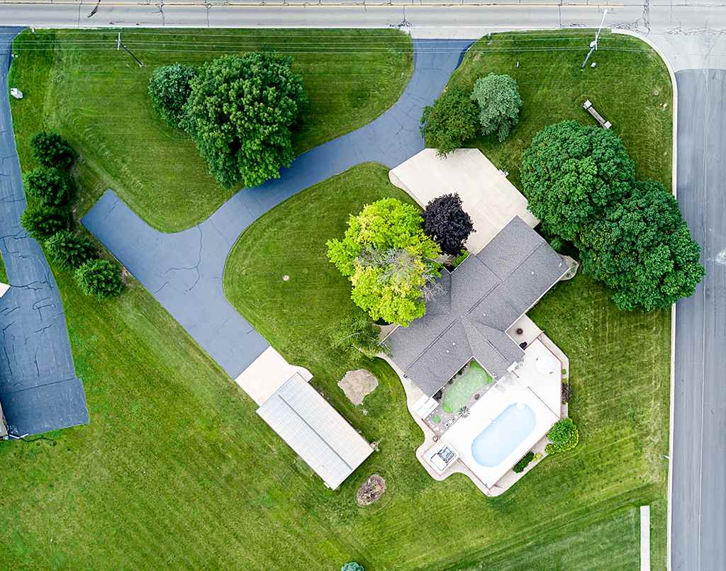 5948 Mc Donald Road Roscoe, IL 61073 - Photo 21 of 24 an aerial view of a house