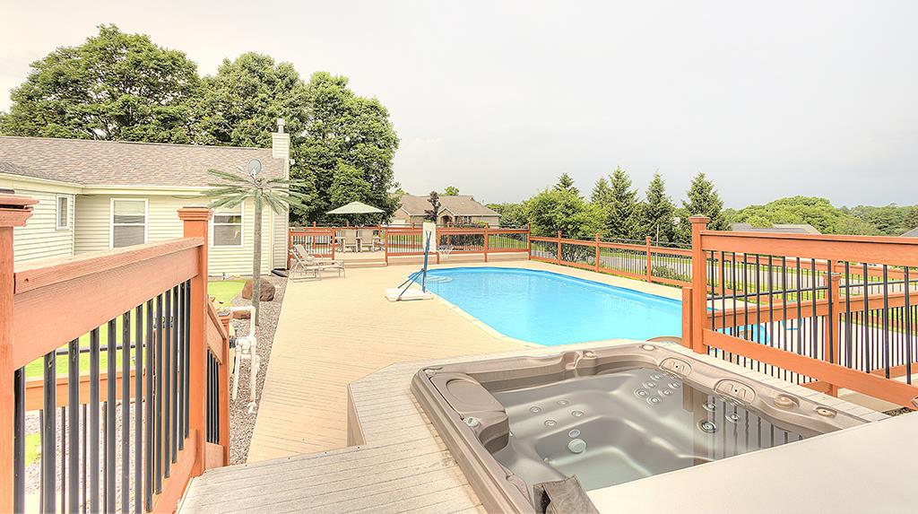 5948 Mc Donald Road Roscoe, IL 61073 - Photo 4 of 24 a view of a swimming pool with a patio and yard