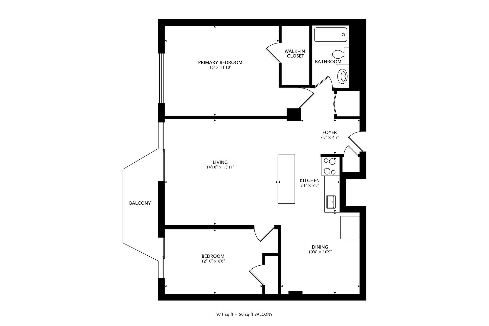 20 North Tower Road, Unit 8E Oak Brook, IL 60523 - Photo 31 of 31 a picture of a bench in front of a door
