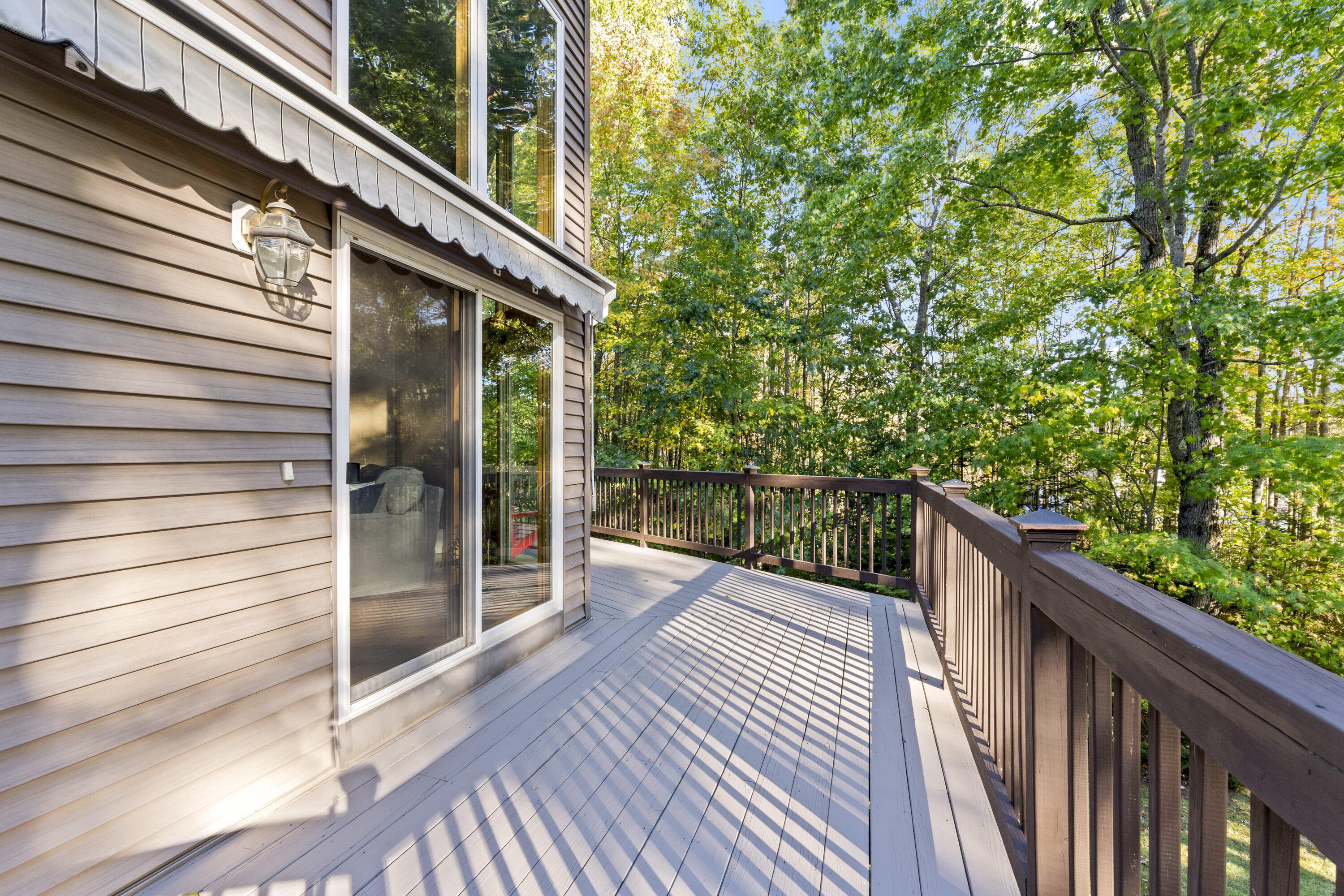 376 Bowdoinham Road Sabattus, ME 04280 - Photo 62 of 84 Deck Leading to First Floor Entry