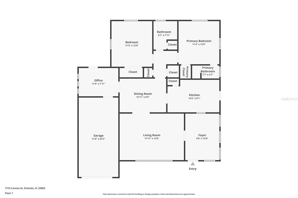 1715 Canton Street Orlando, FL 32803 - Photo 30 of 31 a picture of floor plan