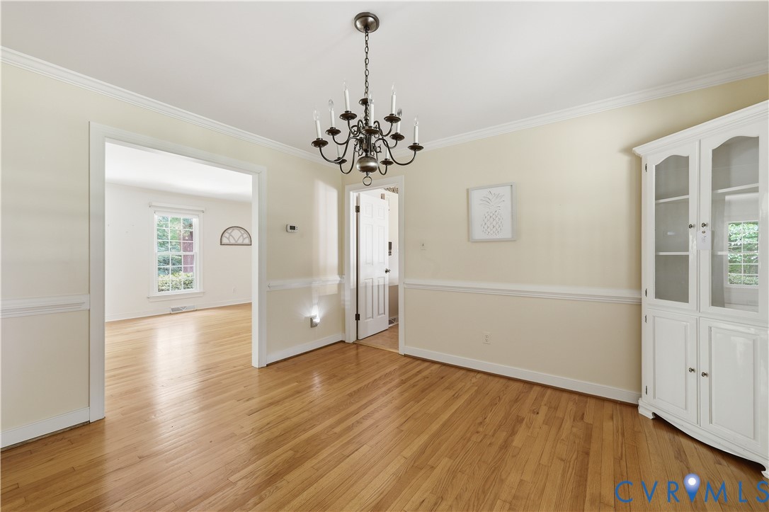 1610 Reams Road Powhatan, VA 23139 - Photo 16 of 41 Formal Dining Room has two unattached corner cabi