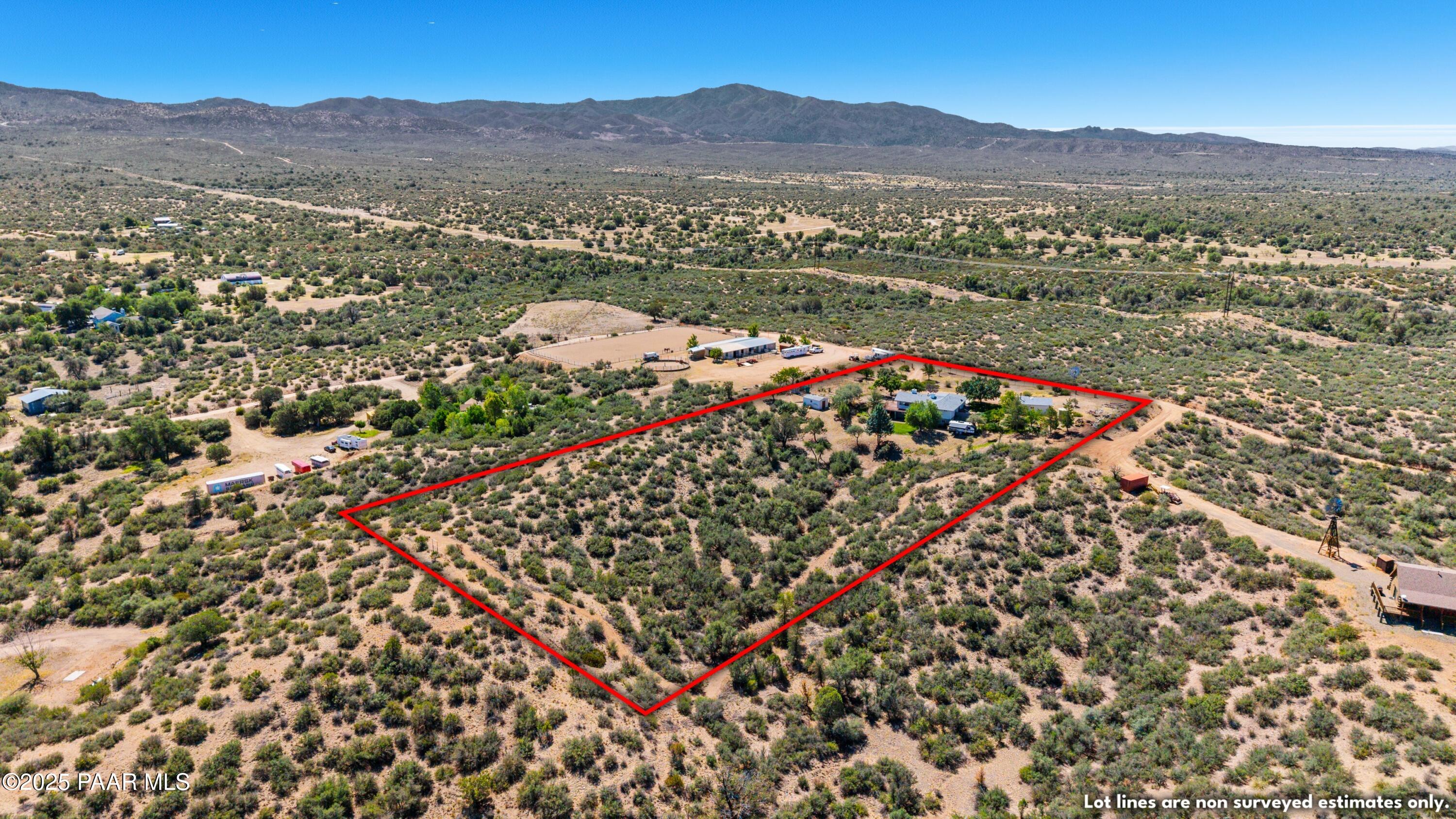 11800 West Faded Whistle Road Prescott, AZ 86305 - Photo 63 of 65 Aerial View SE