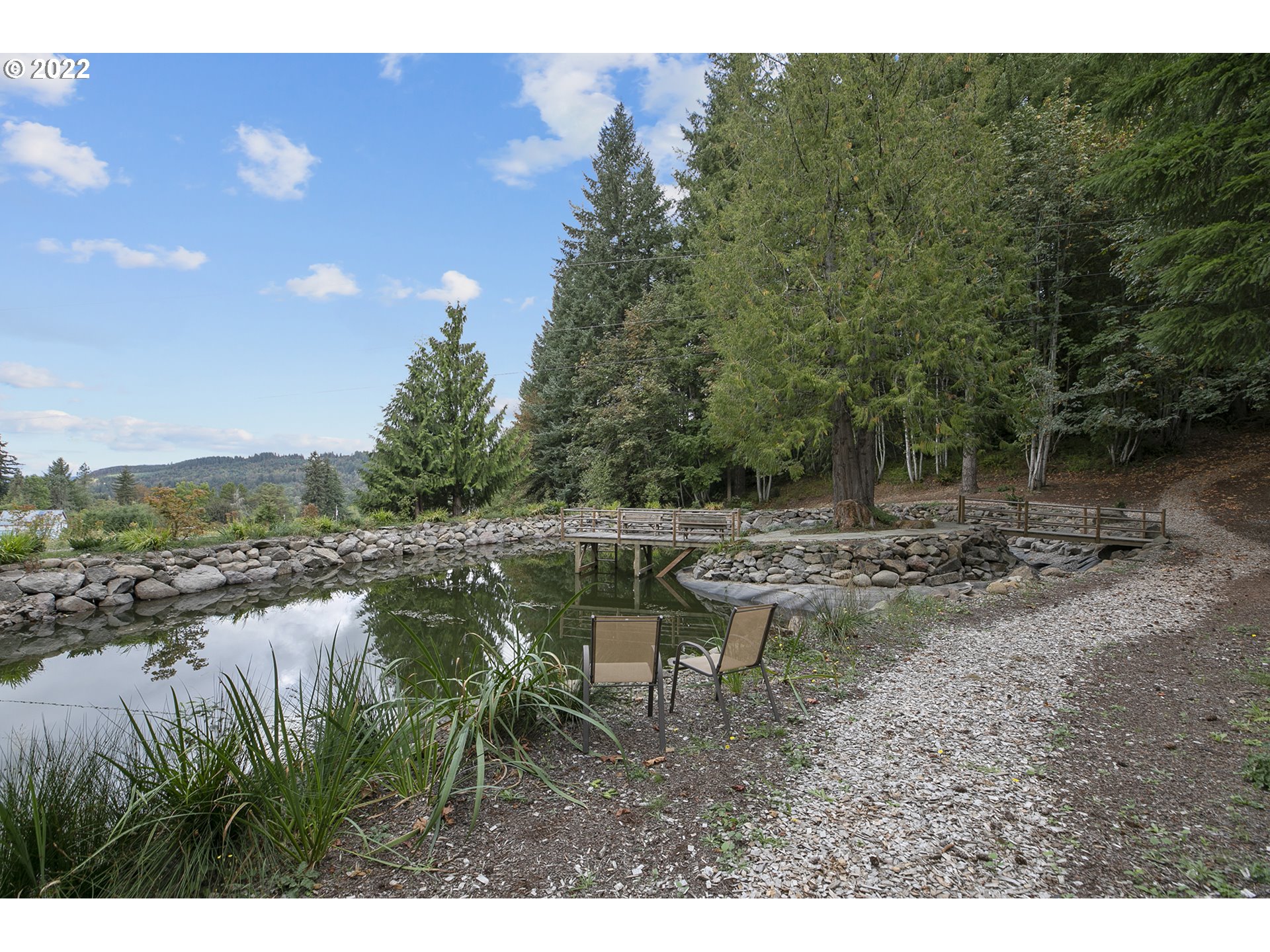43221 Southeast Coalman Road Sandy, OR 97055 - Photo 27 of 32 a backyard of a house with lots of green space