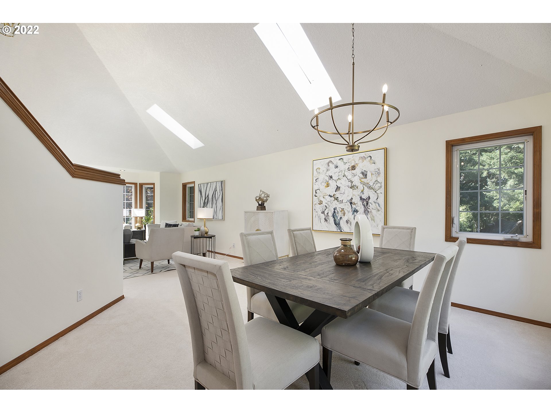 43221 Southeast Coalman Road Sandy, OR 97055 - Photo 6 of 32 a view of a dining room with furniture window and wooden floor