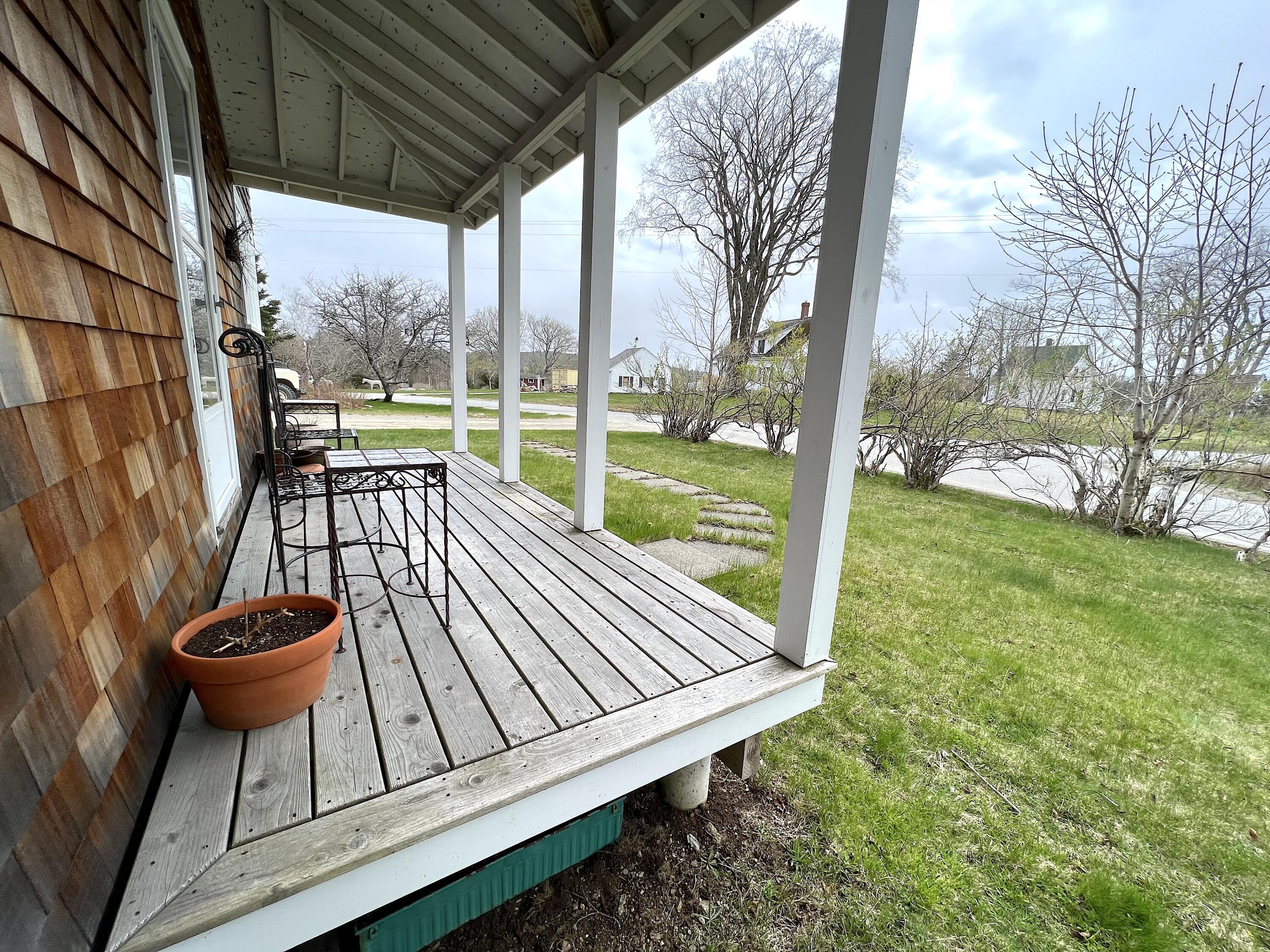 99 Harbor Road Swans Island, ME 04685 - Photo 10 of 44 front porch