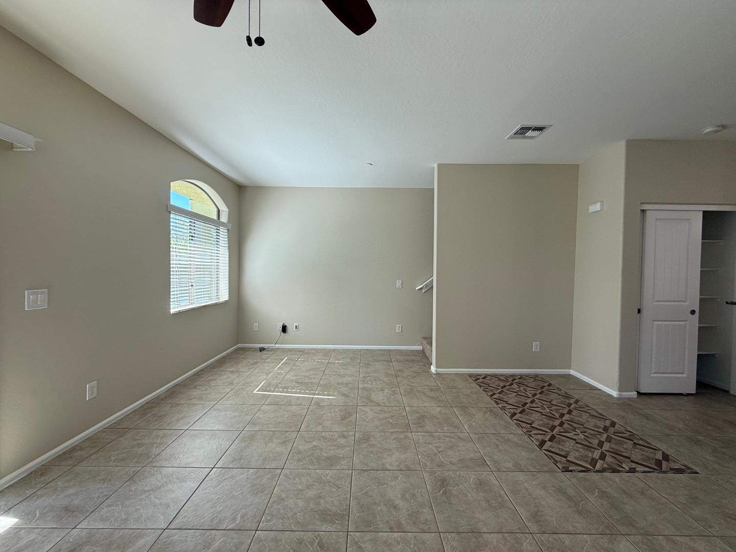 a view of an empty room