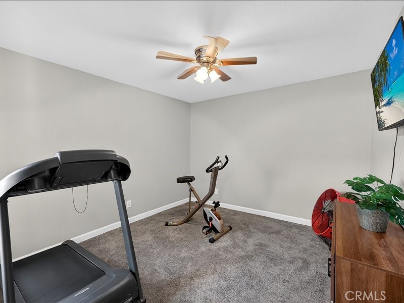 5442 Villa Way, Unit 4 Cypress, CA 90630 - Photo 20 of 42 Bedroom 1 -Convenient downstairs bedroom-perfect for guests, a home office, or multi-generational living.