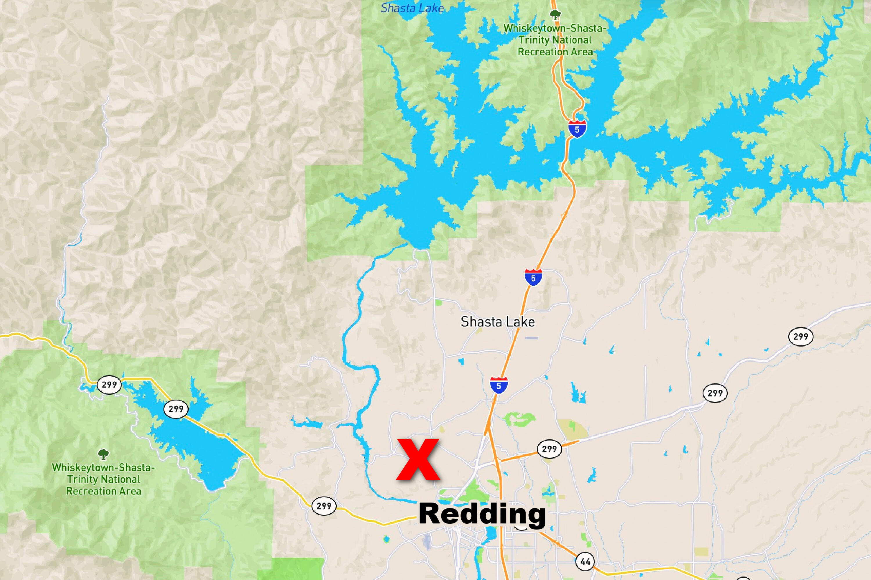 166 Quartz Hill Road Redding, CA 96003 - Photo 34 of 34 Location Map 112010041 B