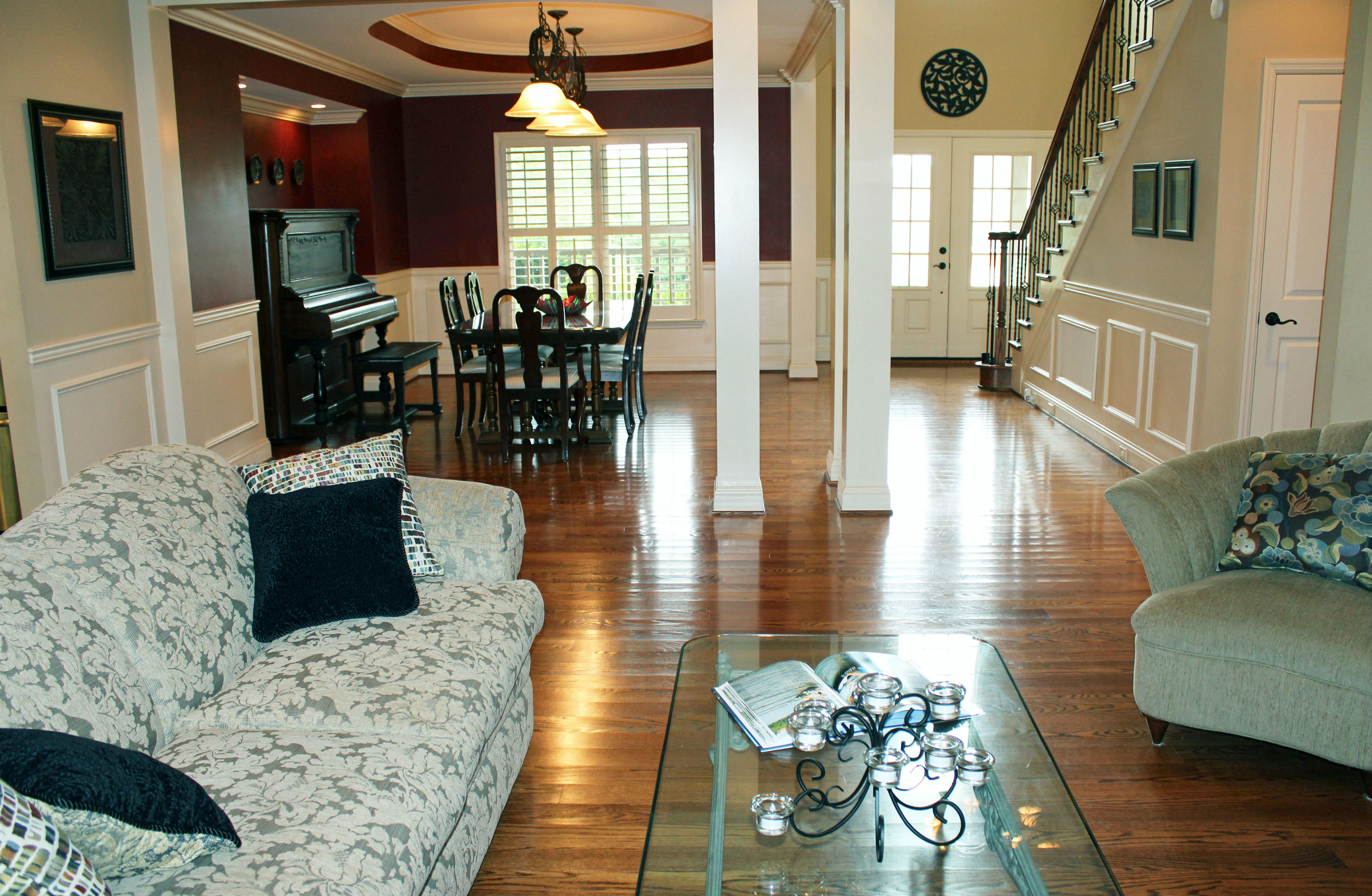 1617 Redgrave Road Knoxville, TN 37922 - Photo 7 of 39 VIEW FROM GREAT RM TO FOYER/FORMAL DINE